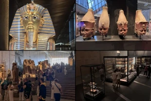 Antik çağa ışık tutan Büyük Mısır Müzesi ziyaretçi akınına uğruyor