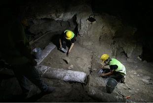 Arkeologlar, Andık Mağarası'nda geçmişin izlerini araştırıyor