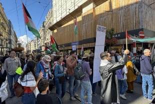 Avrupa'da Filistin'e destek gösterileri düzenlendi