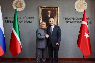 Bakan Bolat, Tataristan Reisi Minnihanov ile görüştü: Ticaretin artırılması konuşuldu
