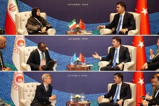 Bakan Kurum, Sıfır Atık Forumu kapsamında ikili görüşmelerde bulundu
