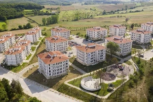 Balıkesir'de deprem konutlarının temeli atıldı