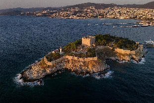 Barbaros Hayrettin Paşa'nın mirası gökyüzünden görüntülendi