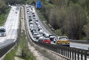 Bayram dönüşü yollarda başladı: Tekirdağ-İstanbul yolunda yoğunluk