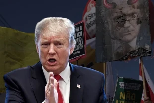 Brezilya'da halk ABD Başkanı Trump'ı protesto etti