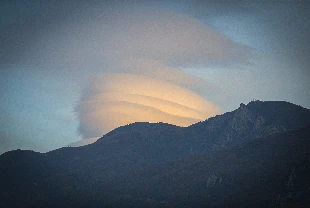 Bursa semalarında mercek bulutu görüldü