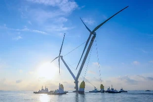 Çin’den enerjide dünya rekoru: 50 MW’lık yüzen rüzgar türbini geliyor