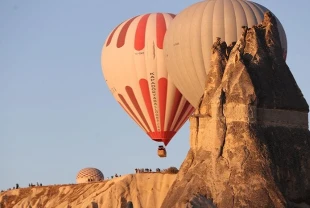 Çinli turistler 'Altın Hafta' tatilinde Kapadokya'yı hareketlendirdi