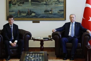 Cumhurbaşkanı Erdoğan, Romanya Cumhurbaşkanı Dan'ı kabul etti
