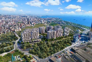 Emlak Konut'tan Adalar manzaralı proje