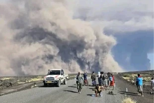 Etiyopya’da volkanik kül alarmı! Uçuşlar farklı bölgelere yönlendirilmeye başladı