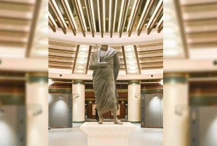 Evine dönen Marcus Aurelius heykeli ilk kez milletin evinde görücüye çıkıyor