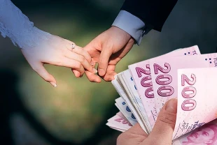 Evlilik yolundaki gençlere destek: 1 milyar 52 milyon lira ödeme