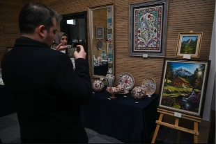 Evvel Bir Mirasın İzinde karma sergisi Millet Kütüphanesi'nde açıldı
