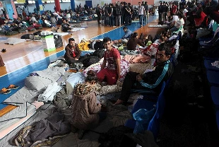 Girit’te göçmen merkezi doldu taştı, iki geçici yer yapılacak