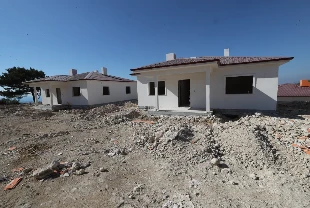 Hatay'da deprem konutlarının yapımı sürüyor