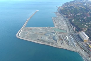 İyidere Lojistik Limanı’nda üst yapı ağustosta tamamlanıyor