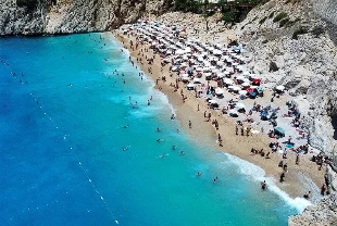 Kaputaş Avrupa'daki en iyi 10 plaj listesine girdi