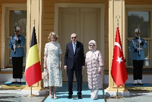 Kraliçe Mathilde Türkiye'de: Erdoğan AB savunma ortaklığına dikkat çekti