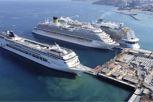 Kruvaziyer turizminde Kuşadası Limanı zirvede! Türkiye 2 milyonu aşarak rekor kırdı