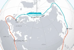 Kuzey Deniz Yolu'nda kargo sevkiyatı artıyor