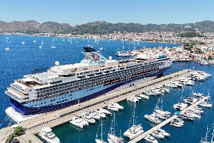 Marella Explorer kruvaziyeri Marmaris'e 2 bine yakkın turist getirdi