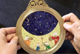 Minyatür sanatı gökyüzünün atlası usturlap ile buluştu