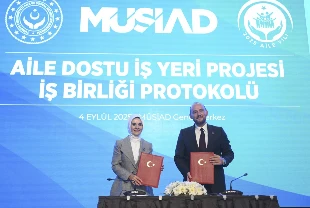 MÜSİAD üyesi firmalarda çalışanlara evlenme ve çocuk desteği