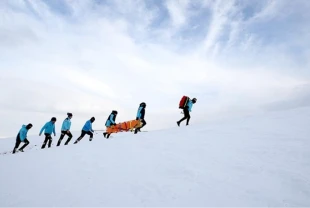 Muş'ta UMKE görevlileri, zorlu eğitimlerle çetin kış şartlarına hazırlanıyor