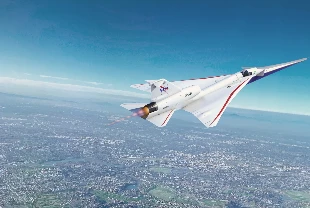 NASA’nın sessiz süpersonik uçağı X-59 ilk kez ses hızını aştı