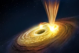 ‘NGC 3783’ kara deliği saniyede 60 bin km hızla madde püskürtüyor