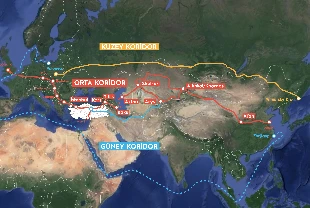 Orta Asya’da yeni rotalar Türkiye’ye çıkıyor