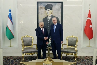 Özbekistan Cumhurbaşkanı Türkiye'de: Ticaret hacmi hedefimiz 5 milyar dolar