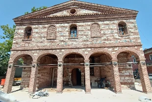 Özlüce Camisi'nde restorasyon çalışması bitti! Yarın ibadete açılıyor