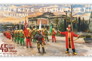 PTT'den Mehteran temalı pul ve ilk gün zarfı