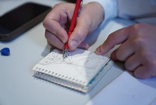 Rami Kütüphanesi'nde tarihi mekanlar çizimlerle yeniden hayat buluyor