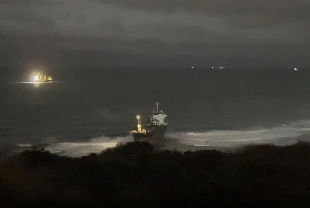 Sarıyer açıklarında kargo gemisi karaya oturdu: Kıyı Emniyeti ekipleri bölgeye sevk edildi