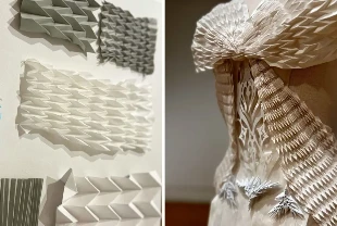 Tasarımda origami ve kuantum buluştu: ‘Hafıza Elbisesi’
