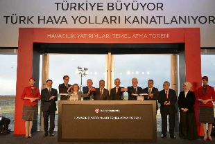 THY'den 100 milyar liralık dev yatırım: Temeli atıldı