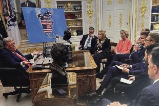 Trump'tan Grönland çıkışı! İki fotoğrafla açıkladı