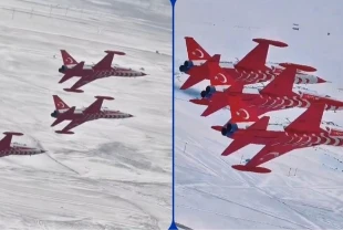 Türk Yıldızları eğitim uçuşlarından görüntü paylaştı