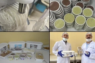 Üniversitenin tescilli markası manda sütlü dondurmayı herkesin tatması hedefleniyor
