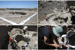 Yassı Höyük'te Geç Tunç Çağı'na ait yapı ve silolar gün yüzüne çıkarıldı