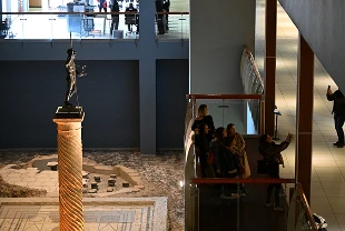 Zeugma'da yaklaşık 2 bin yıllık Mars heykeline seyir platformu inşa edildi