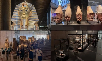 Antik çağa ışık tutan Büyük Mısır Müzesi ziyaretçi akınına uğruyor