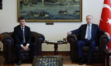 Cumhurbaşkanı Erdoğan, Romanya Cumhurbaşkanı Dan'ı kabul etti