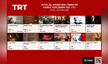 İstiklal Marşı'nın kabulünün 105. yıl dönümüne özel birçok yayın hazırlandı