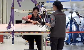 Türk kadınından Milli Muharip Uçak KAAN'a imza