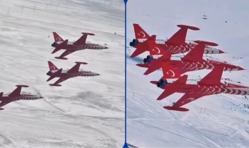 Türk Yıldızları eğitim uçuşlarından görüntü paylaştı