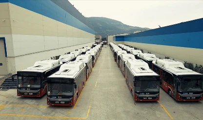 63 ülkeye 1,5 milyar dolarlık otobüs ihracatı